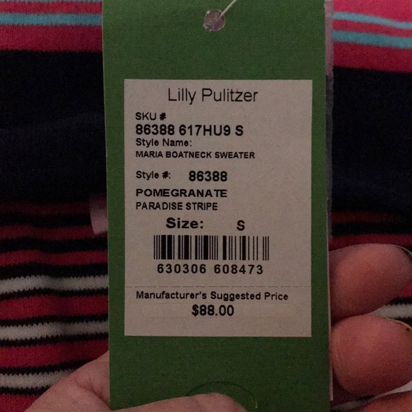 Lilly Pulitzer Paradise Sweater NWT! Flash sale! 1D1 - Picture 6 of 6